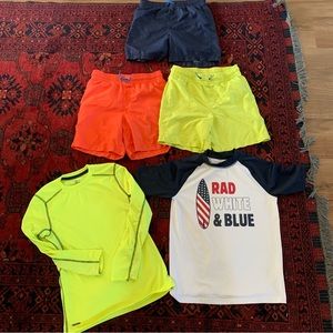 6 pc. Mix & Match boys swim lot sz 10